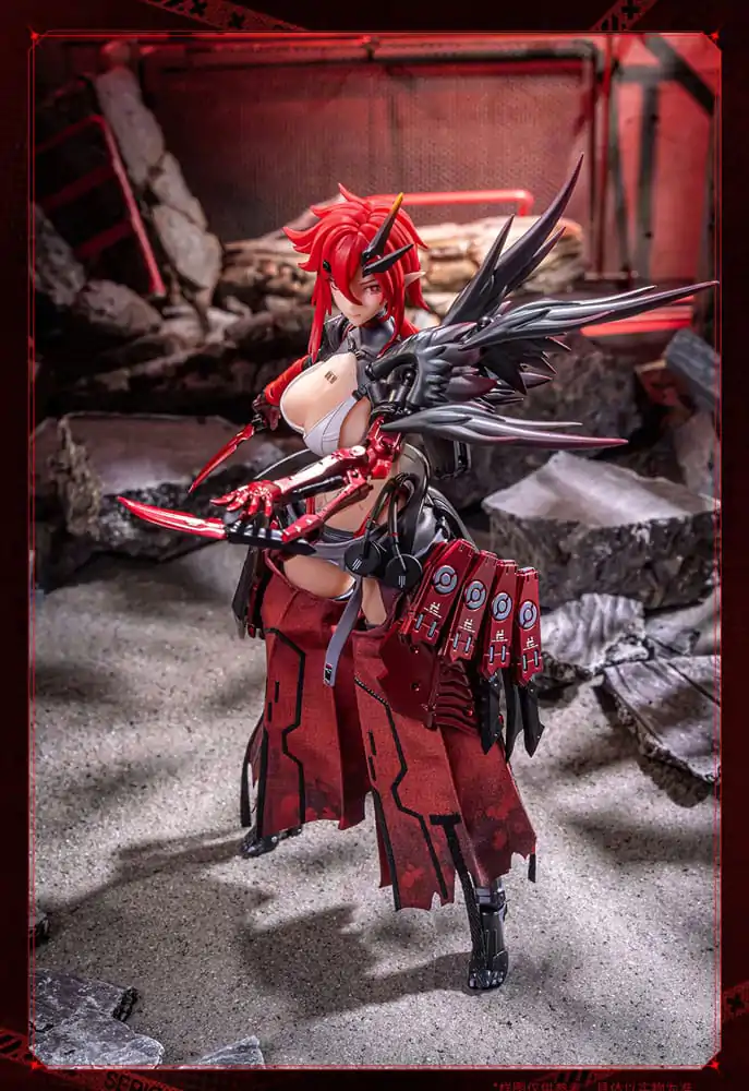 Original Character Seamless Action Figure 1/9 Wolf-Mastiff Force Karas Samurai 20 cm product photo