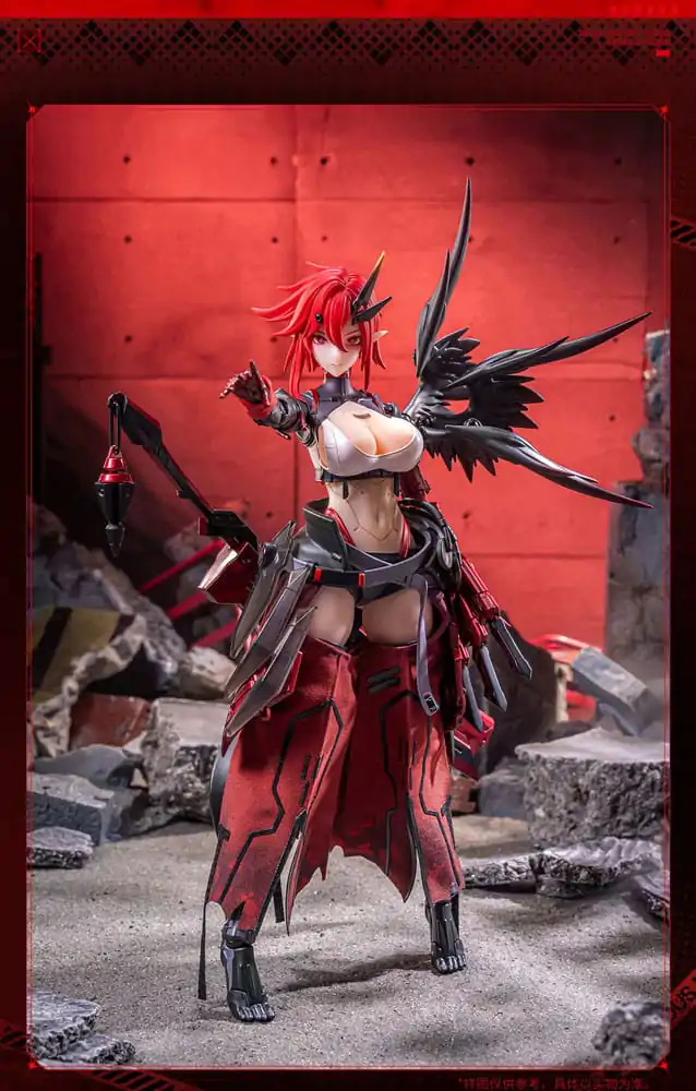 Original Character Seamless Action Figure 1/9 Wolf-Mastiff Force Karas Samurai 20 cm product photo