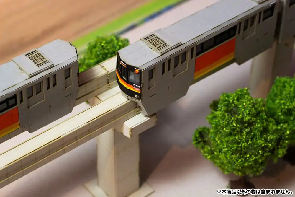 Original Character Series 1000 1/150 Paper Model Kit Tama Intercity Monorail (2 cars) 24 cm product photo