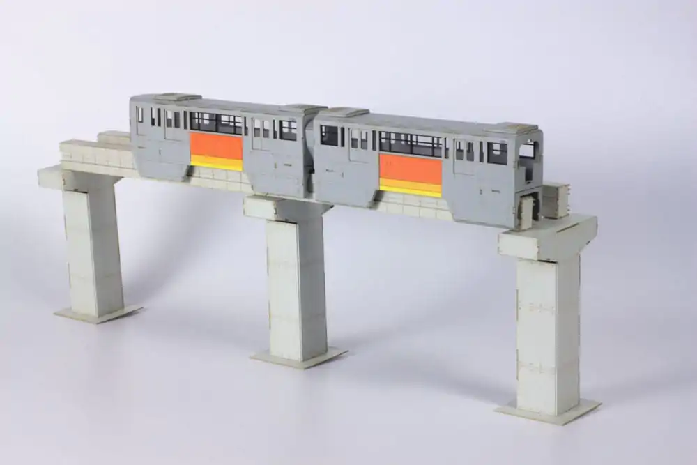 Original Character Series 1000 1/150 Paper Model Kit Tama Intercity Monorail (2 cars) 24 cm product photo