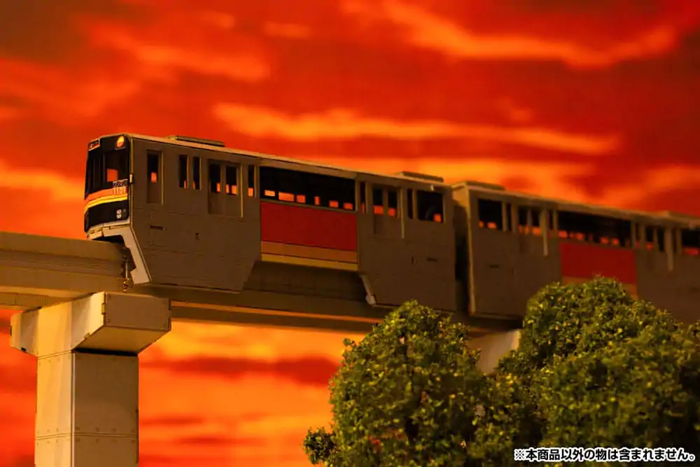Original Character Series 1000 1/150 Paper Model Kit Tama Intercity Monorail (2 cars) 24 cm product photo