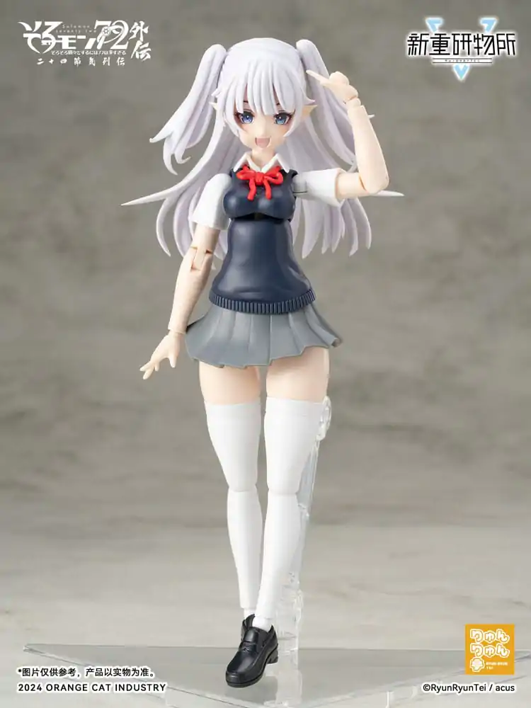 Original Character Plastic Model Kit Solomon 72 Gaiden The Twenty-Four Solar Terms Series Camio Ver. JK First Day of Summer 15 cm product photo