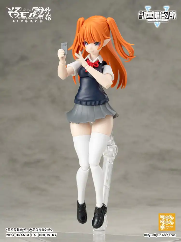 Original Character Plastic Model Kit Solomon 72 Gaiden The Twenty-Four Solar Terms Series Camio Ver. JK First Day of Summer 15 cm product photo