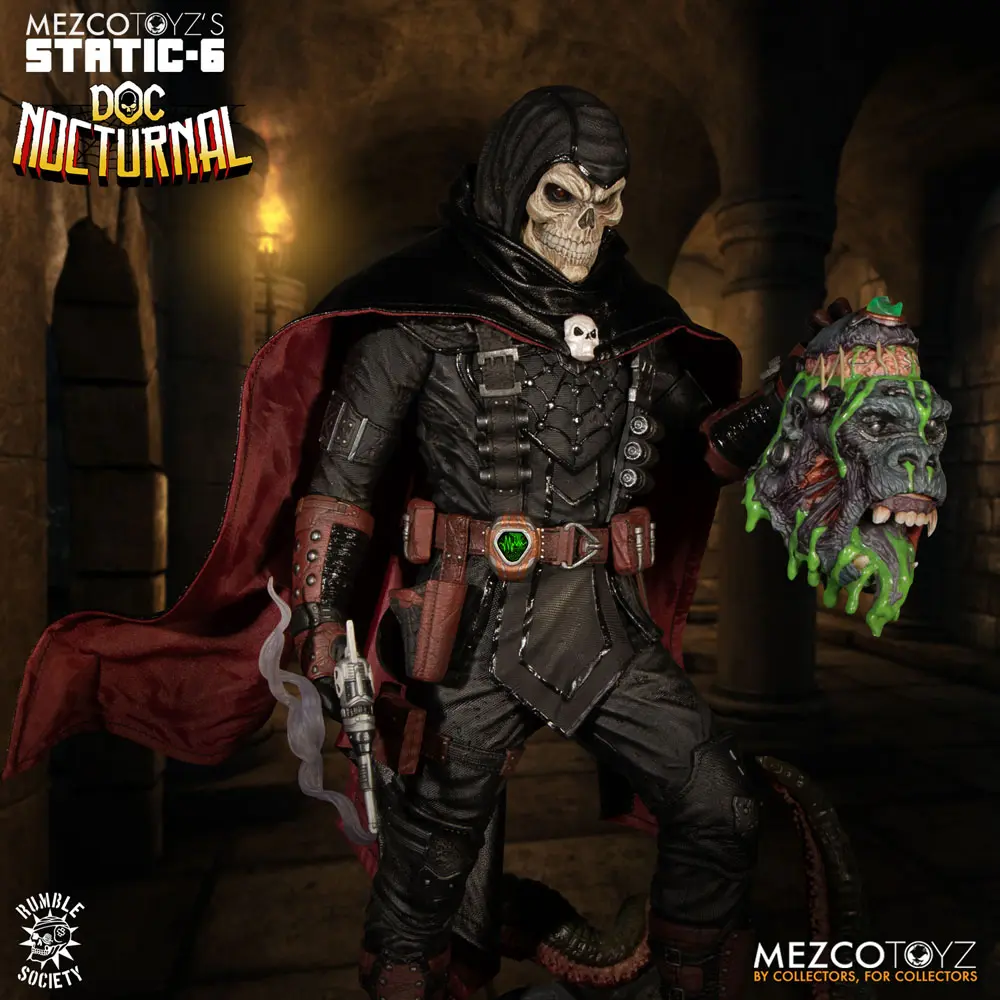 Original Character Static-6 PVC Statue 1/6 Rumble Society - Doc Nocturnal 38 cm termékfotó