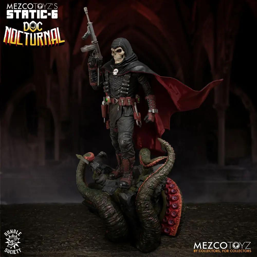 Original Character Static-6 PVC Statue 1/6 Rumble Society - Doc Nocturnal 38 cm termékfotó