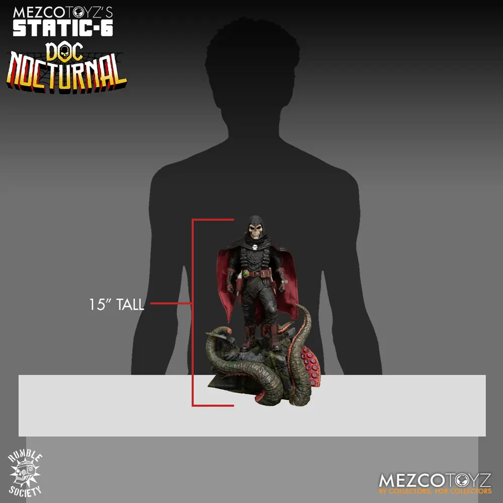 Original Character Static-6 PVC Statue 1/6 Rumble Society - Doc Nocturnal 38 cm termékfotó