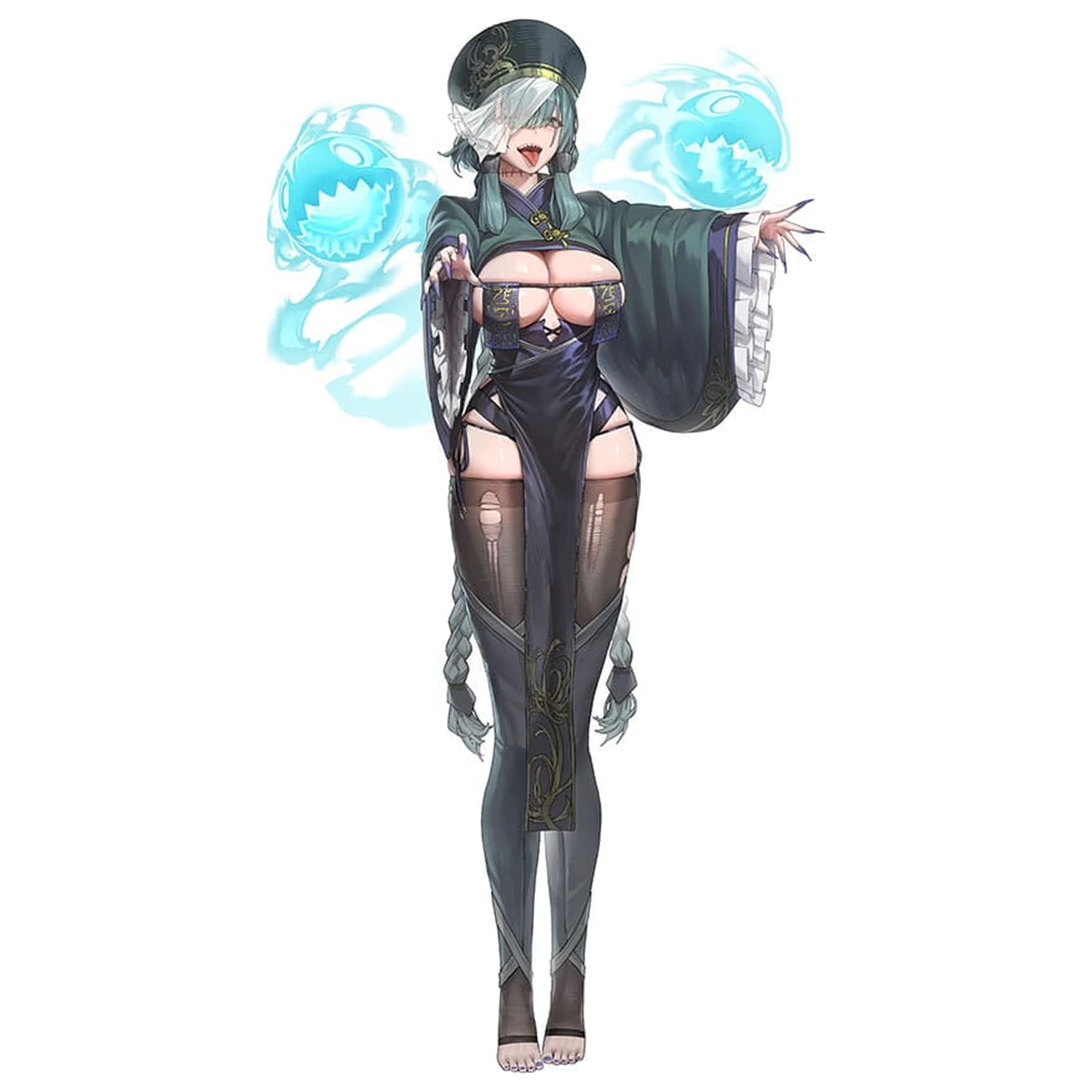 Original Character Statue 1/6 Hopping Vampire Clothed Only Ver. 34 cm product photo