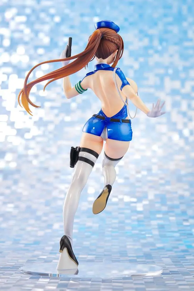 Original Character Thigt Works Series PVC Statue Job1: Cop Asahi Sakurada 25 cm product photo