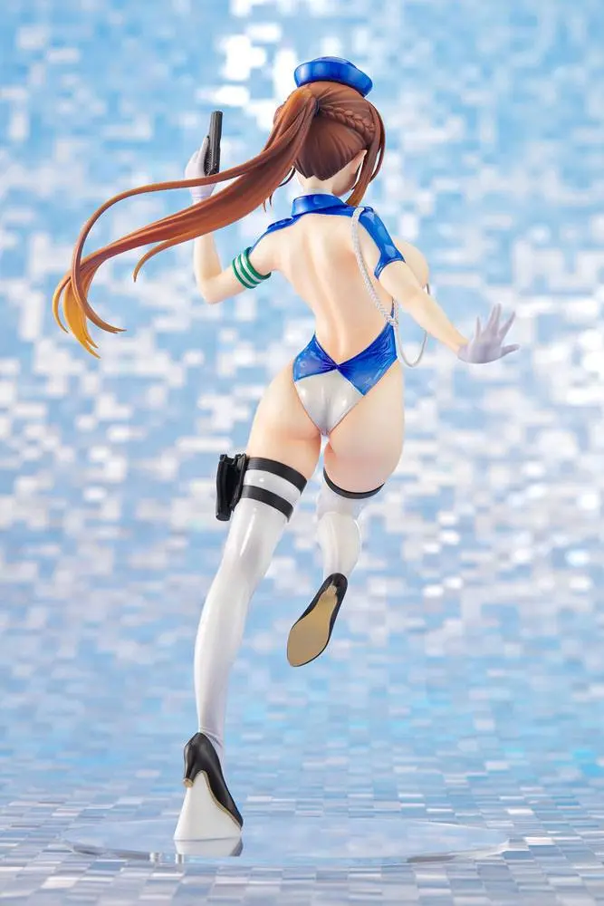 Original Character Thigt Works Series PVC Statue Job1: Cop Asahi Sakurada 25 cm product photo
