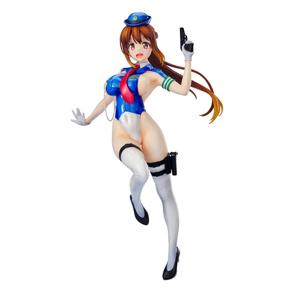Original Character Thigt Works Series PVC Statue Job1: Cop Asahi Sakurada 25 cm product photo