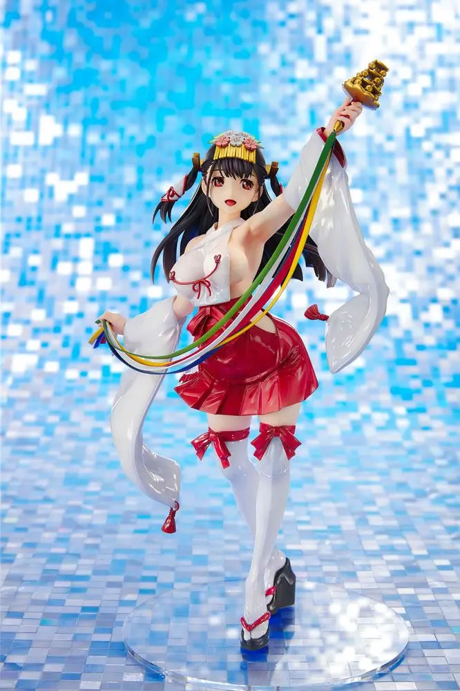 Original Character PVC Statue Tight na Oshigoto #2 - Shrine Maiden Akane Kagura 25 cm termékfotó