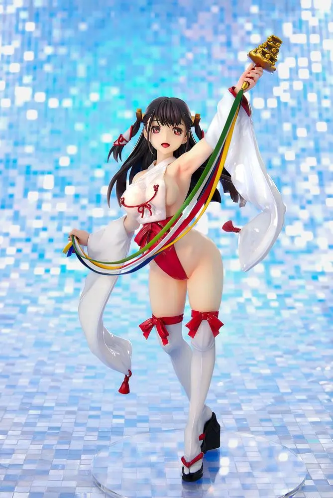 Original Character PVC Statue Tight na Oshigoto #2 - Shrine Maiden Akane Kagura 25 cm termékfotó