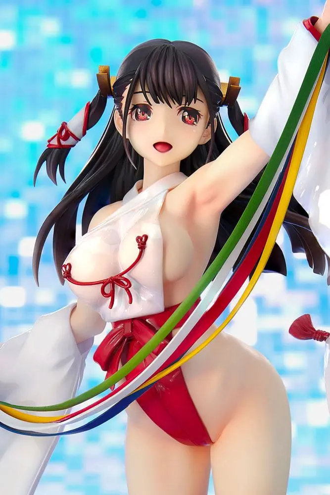 Original Character PVC Statue Tight na Oshigoto #2 - Shrine Maiden Akane Kagura 25 cm termékfotó