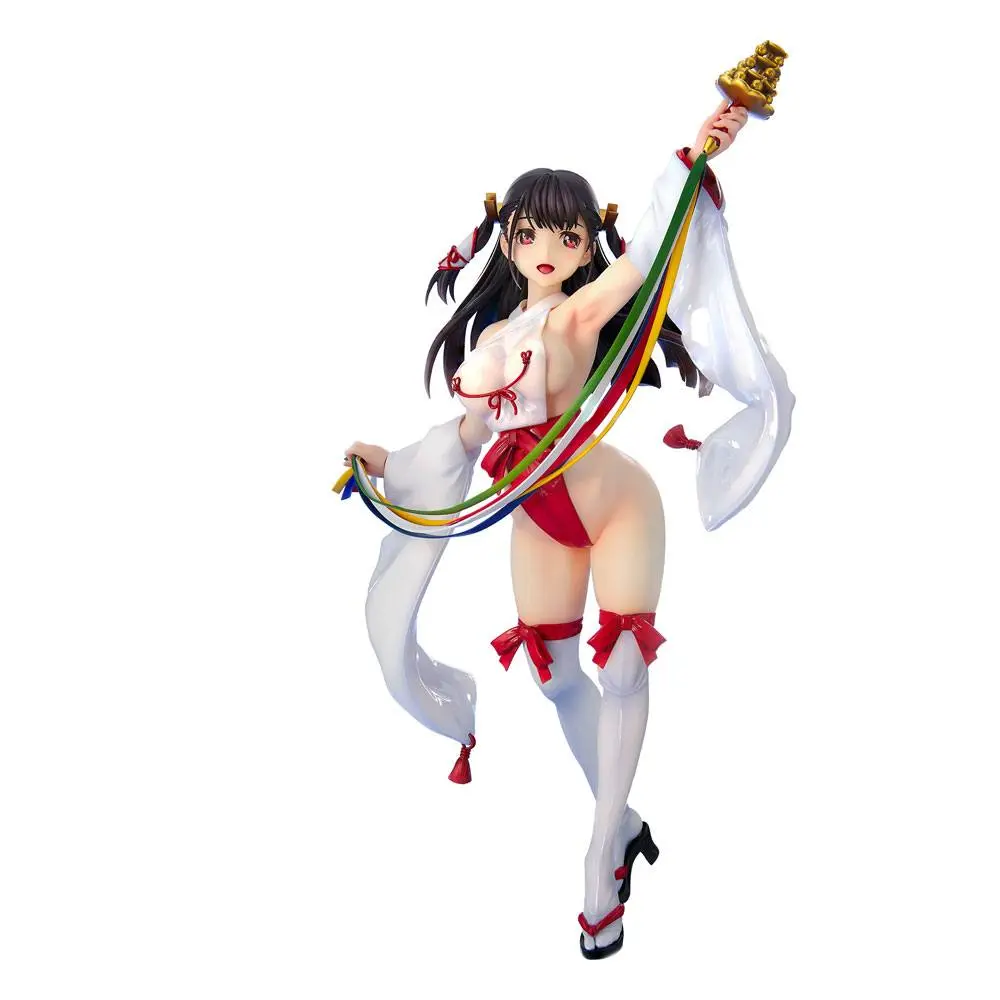 Original Character PVC Statue Tight na Oshigoto #2 - Shrine Maiden Akane Kagura 25 cm termékfotó