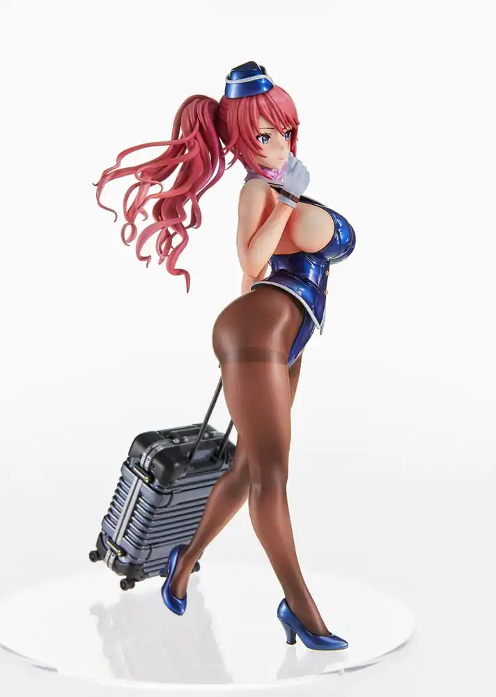 Original Character PVC Statue Tight na Oshigoto Work 3: Cabin Attendant Aya Saionji 25 cm termékfotó