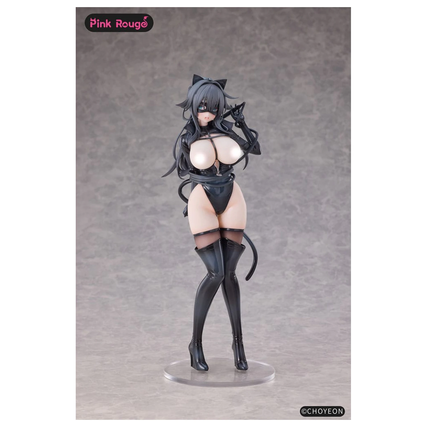 Original Character Tmano PVC Figures 2-Pack 1/6 Cat Woman Happy-chan DX Ver. 27 cm  product photo