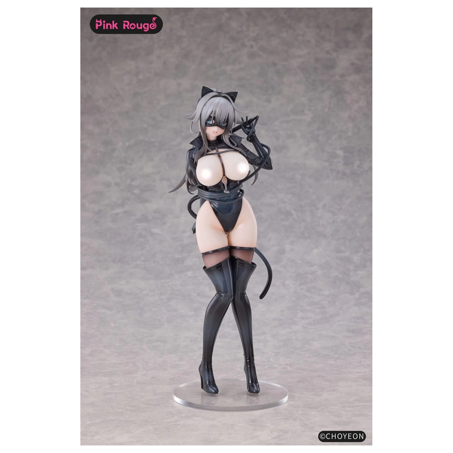 Original Character Tmano PVC Figures 2-Pack 1/6 Cat Woman Happy-chan DX Ver. 27 cm  product photo