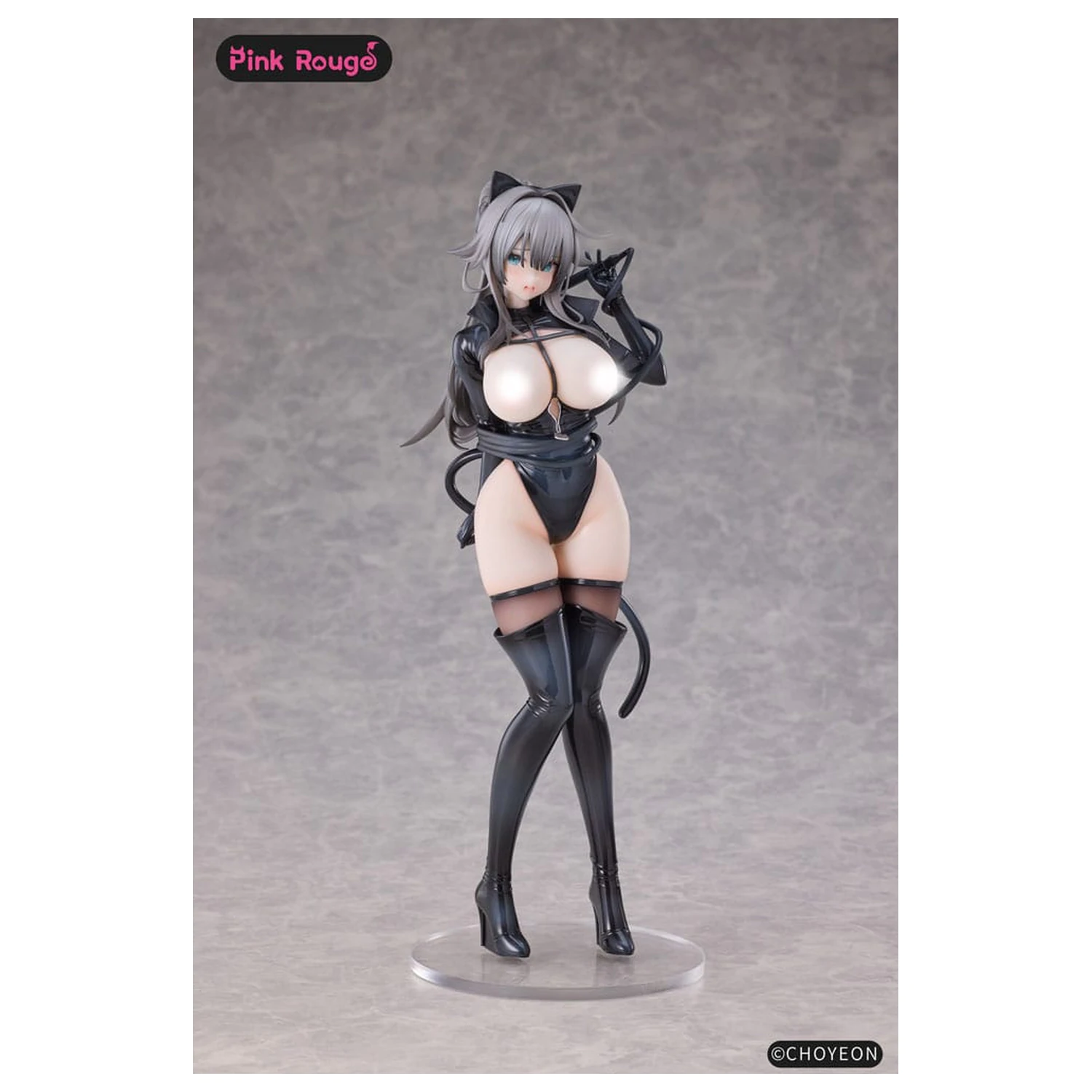 Original Character Tmano PVC Figures 2-Pack 1/6 Cat Woman Happy-chan DX Ver. 27 cm  product photo