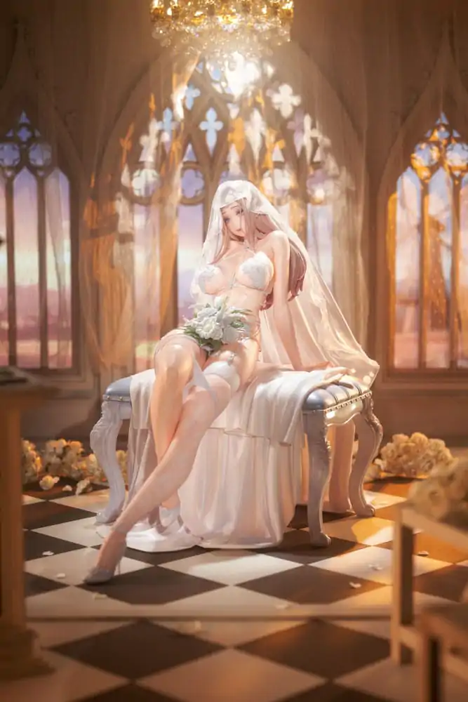 Original Illustration PVC Statue 1/4 Marry me Illustrated by LOVECACAO Bonus Inclusive Limited Edition 31 cm product photo