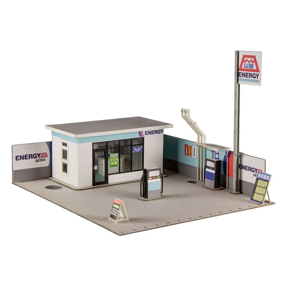 Original Illustration 1/64 Paper Model Kit 1/64 Gas Station 11 cm (re-run) termékfotó