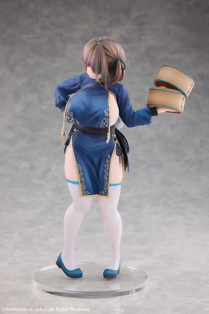 Original Illustration PVC Statue 1/7 Manjuu Musume Tsumugu Illustrated by Ranfu DX Ver. 25 cm product photo