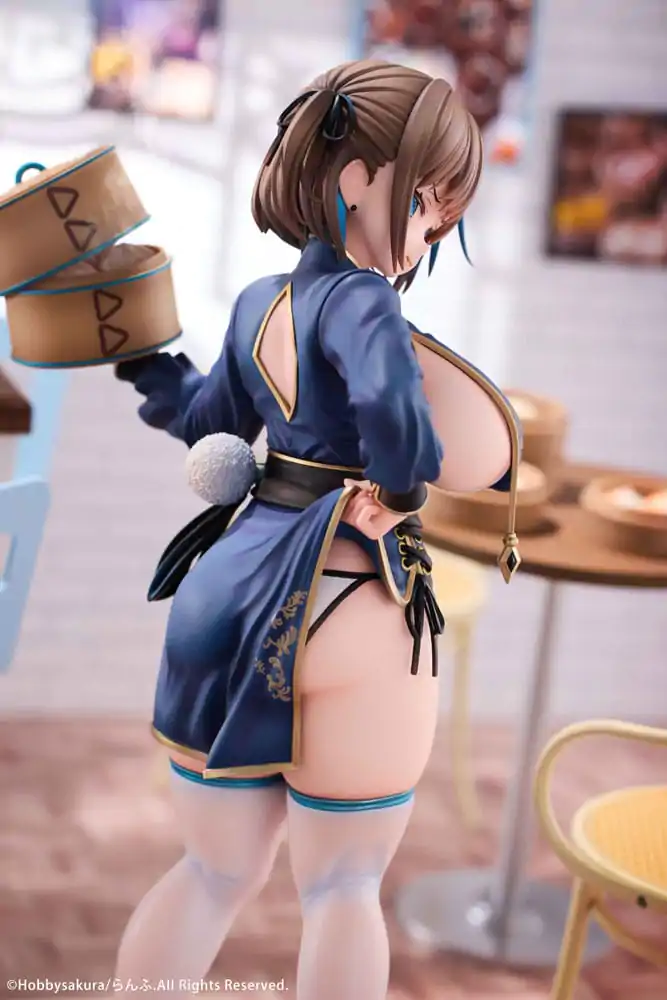 Original Illustration PVC Statue 1/7 Manjuu Musume Tsumugu Illustrated by Ranfu 25 cm product photo
