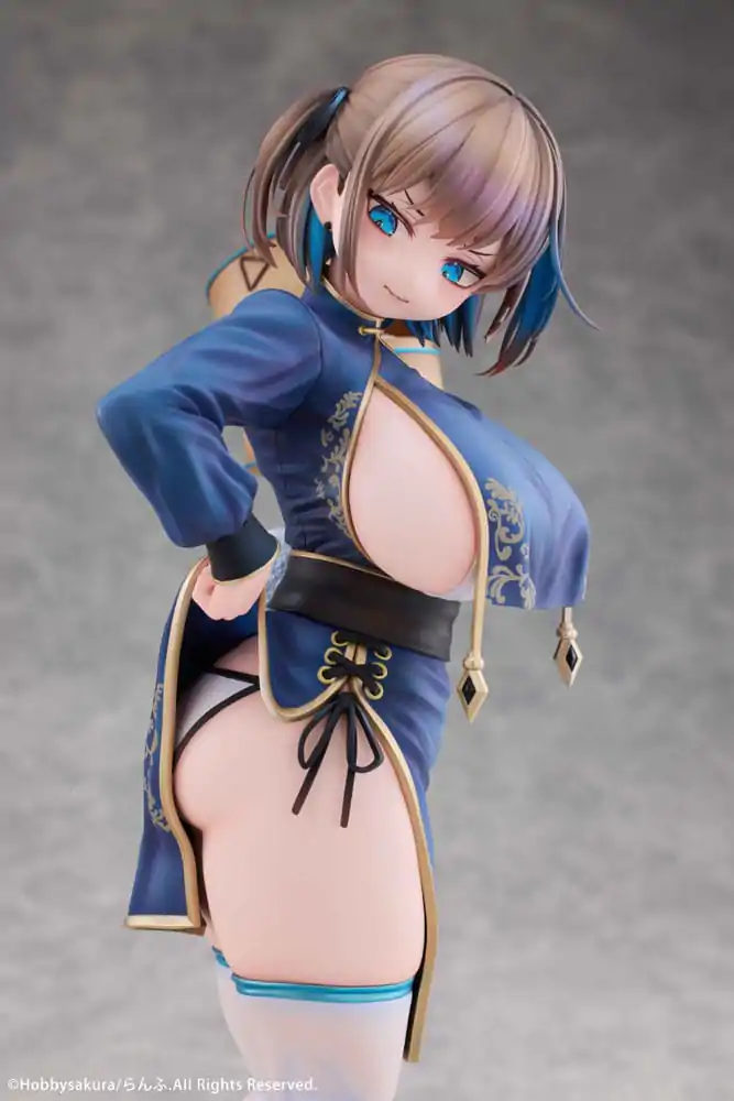 Original Illustration PVC Statue 1/7 Manjuu Musume Tsumugu Illustrated by Ranfu 25 cm product photo
