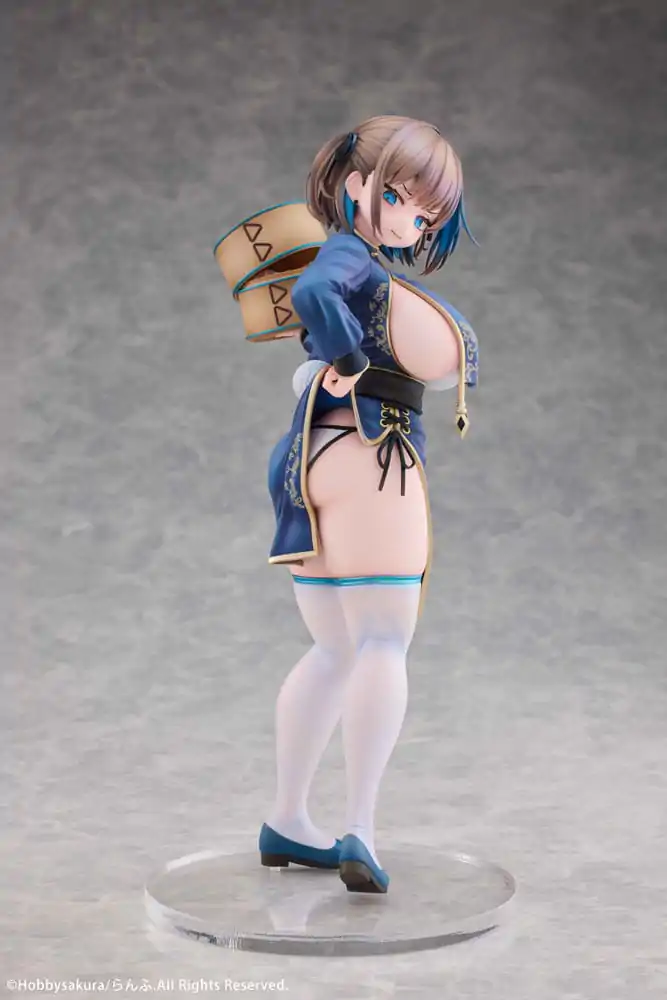 Original Illustration PVC Statue 1/7 Manjuu Musume Tsumugu Illustrated by Ranfu 25 cm product photo
