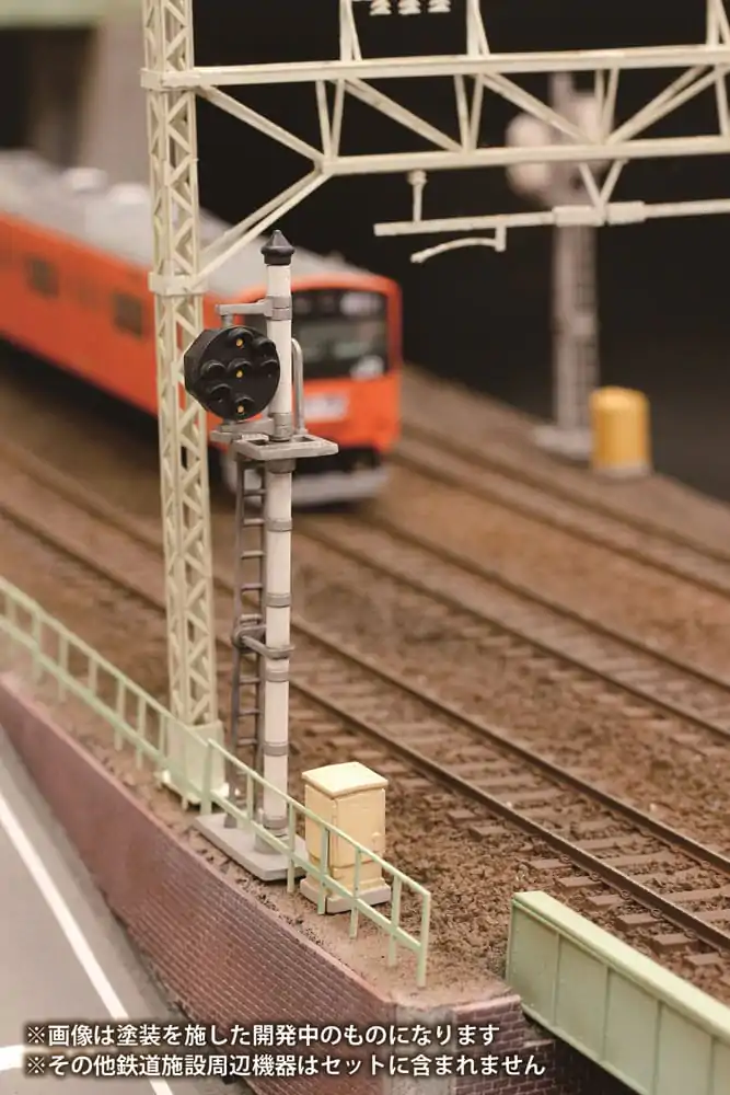 Original Illustration 1/80 Plastic Model Kit 1/80 Railway Signal Set (re-run) 9 cm product photo
