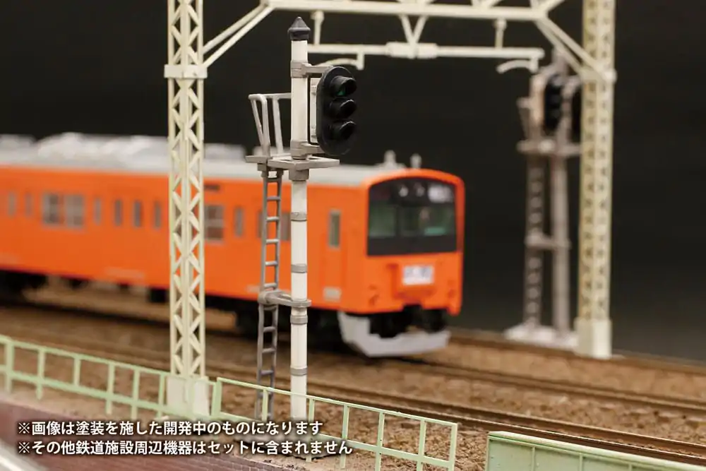 Original Illustration 1/80 Plastic Model Kit 1/80 Railway Signal Set (re-run) 9 cm product photo