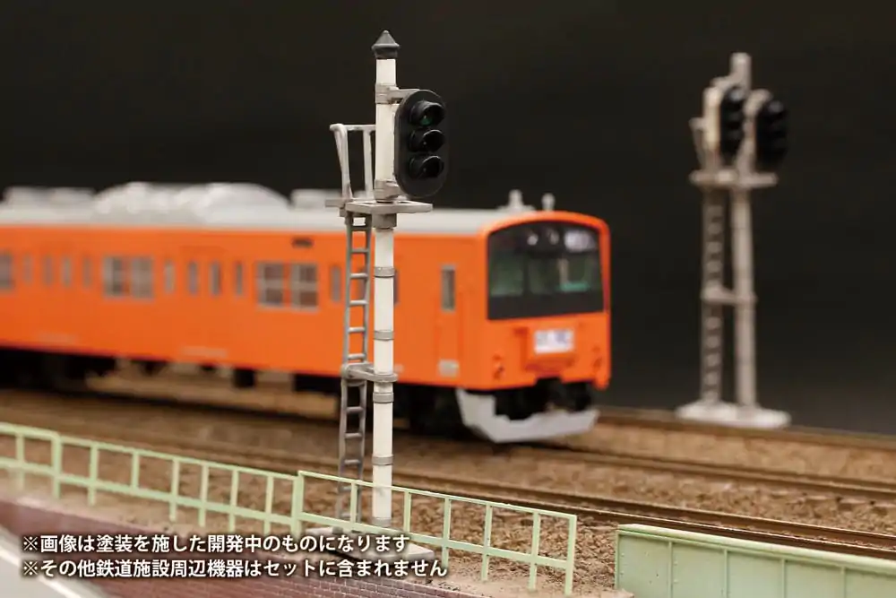 Original Illustration 1/80 Plastic Model Kit 1/80 Railway Signal Set (re-run) 9 cm product photo
