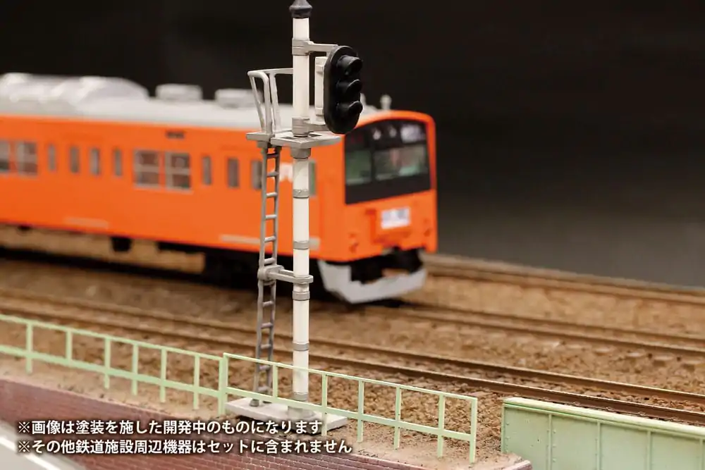 Original Illustration 1/80 Plastic Model Kit 1/80 Railway Signal Set (re-run) 9 cm product photo