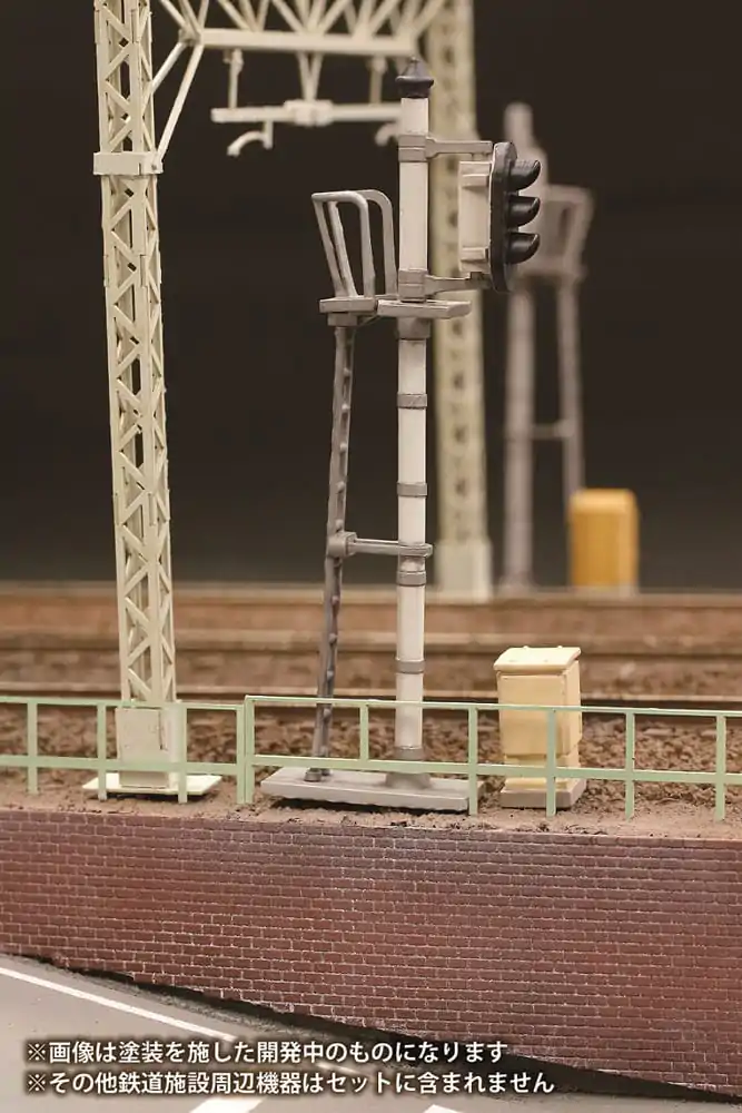 Original Illustration 1/80 Plastic Model Kit 1/80 Railway Signal Set (re-run) 9 cm product photo