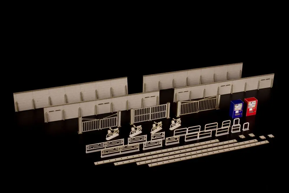 Original Illustration 1/80 Paper Model Kit Town Corner Accessory Series Vol.1 26 cm product photo
