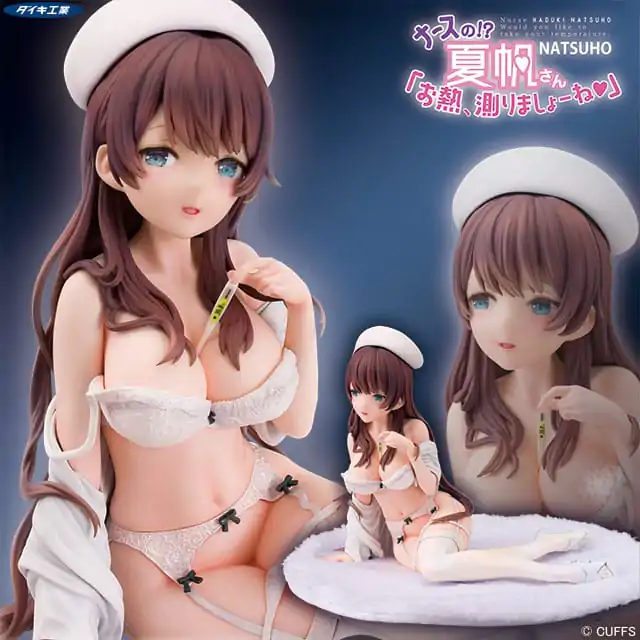 Original Illustration by Vispo Statue 1/6 Nurse no!? Natsuho-san Onetsu Hakarimashoone 14 cm termékfotó