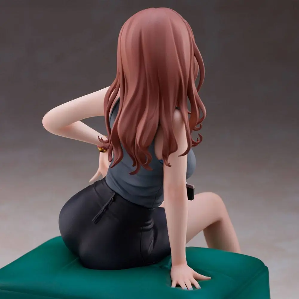 Original Illustration PVC Statue Doshima Illustration Senior Office Lady With Many Moles 23 cm product photo