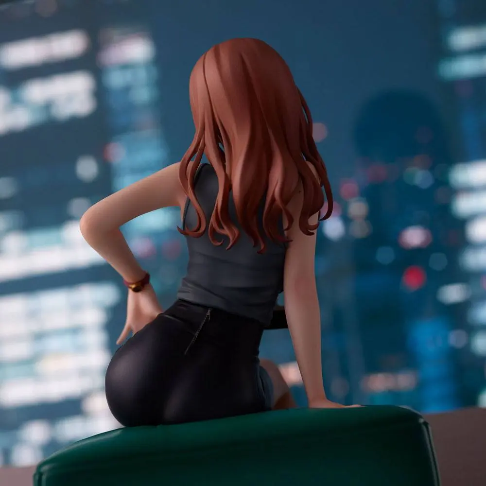 Original Illustration PVC Statue Doshima Illustration Senior Office Lady With Many Moles 23 cm product photo