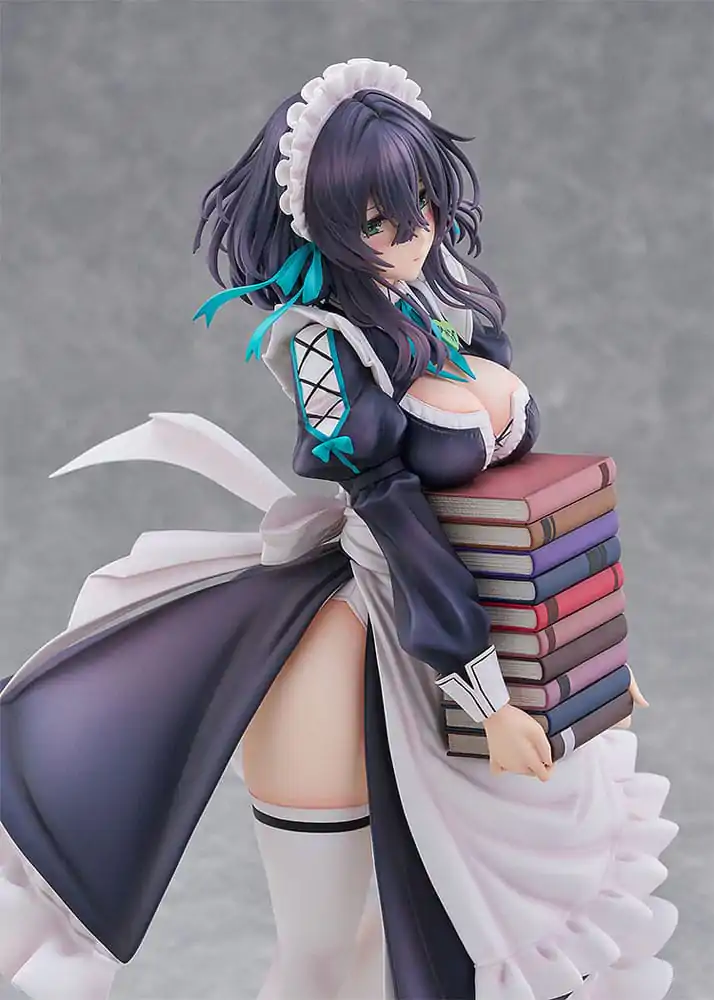 Original Illustration PVC Statue 1/6 Maid Maison Hanikami Kanojo Hikage Chigami Illustration by Piromizu 28 cm product photo