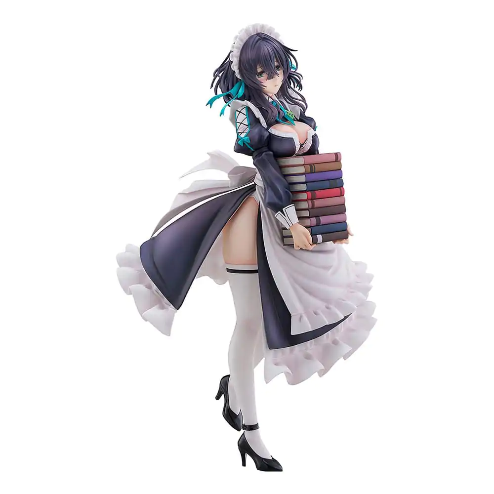 Original Illustration PVC Statue 1/6 Maid Maison Hanikami Kanojo Hikage Chigami Illustration by Piromizu 28 cm product photo