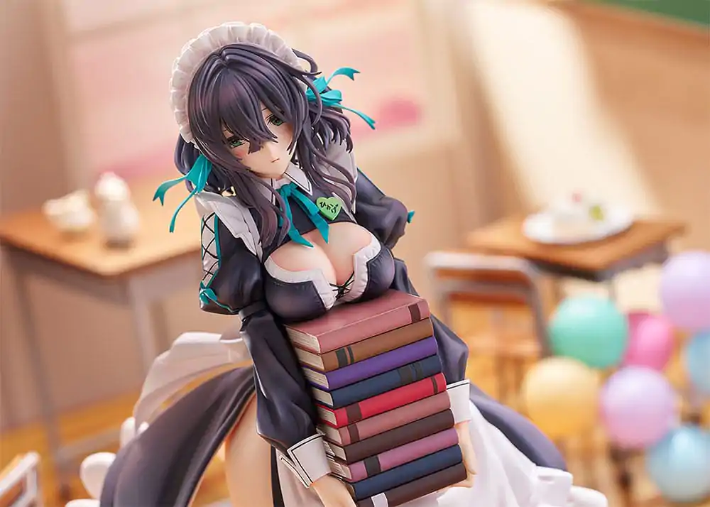Original Illustration PVC Statue 1/6 Maid Maison Hanikami Kanojo Hikage Chigami Illustration by Piromizu 28 cm product photo