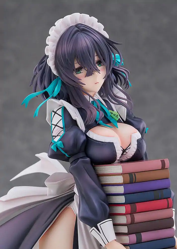 Original Illustration PVC Statue 1/6 Maid Maison Hanikami Kanojo Hikage Chigami Illustration by Piromizu 28 cm product photo