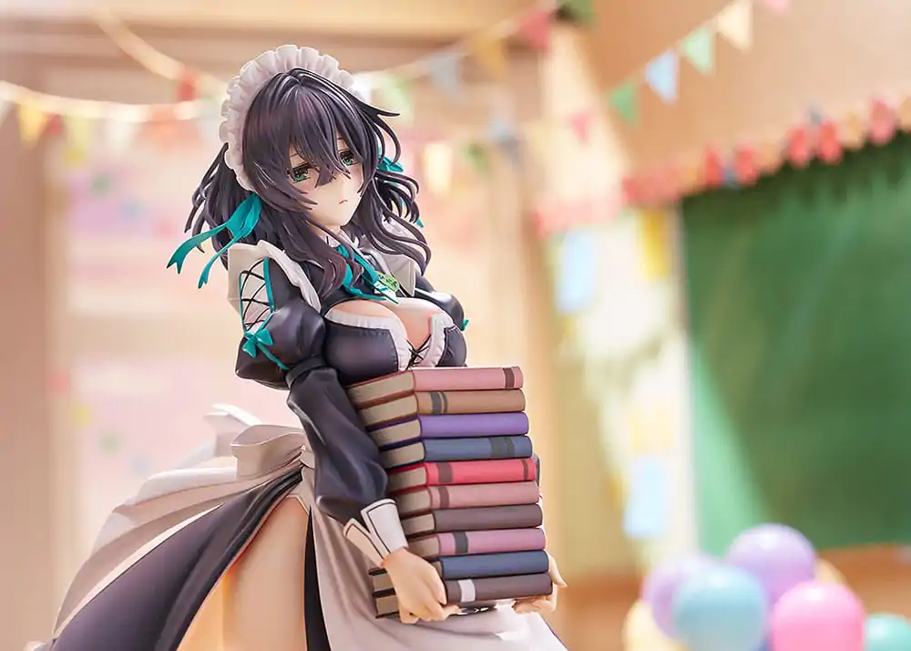Original Illustration PVC Statue 1/6 Maid Maison Hanikami Kanojo Hikage Chigami Illustration by Piromizu 28 cm product photo
