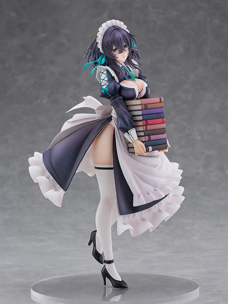 Original Illustration PVC Statue 1/6 Maid Maison Hanikami Kanojo Hikage Chigami Illustration by Piromizu 28 cm product photo