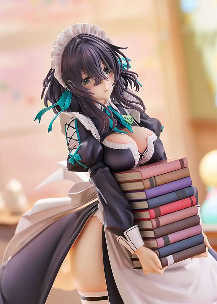 Original Illustration PVC Statue 1/6 Maid Maison Hanikami Kanojo Hikage Chigami Illustration by Piromizu 28 cm product photo