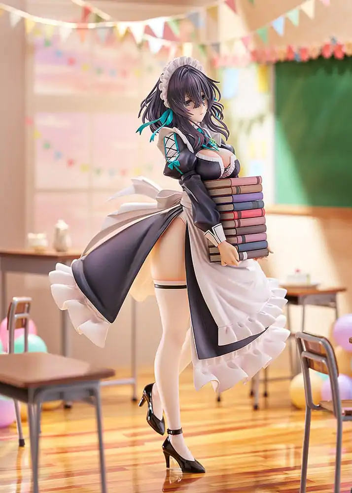 Original Illustration PVC Statue 1/6 Maid Maison Hanikami Kanojo Hikage Chigami Illustration by Piromizu 28 cm product photo