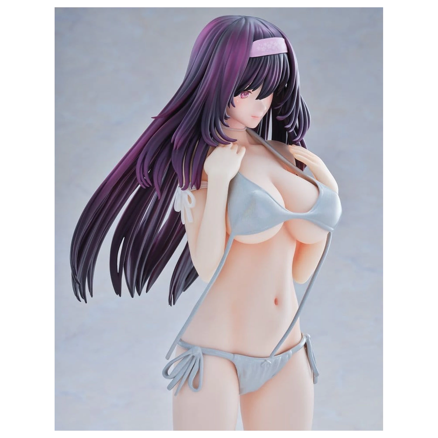 Original Model Statue 1/5 Tomoe Sakura Swimsuit Black Hair Ver. Illustration by Toshi Tsutakaze 32 cm product photo