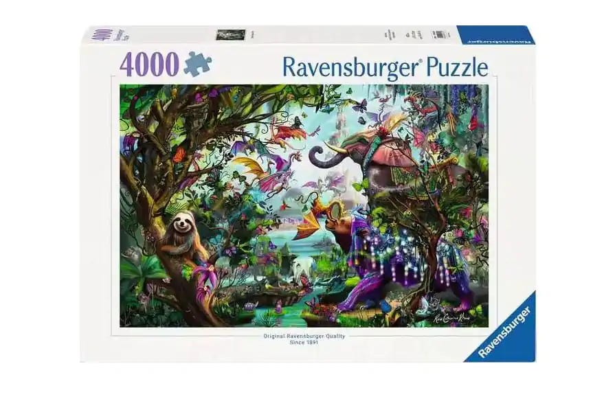 Original Ravensburger Quality Jigsaw Puzzle The dragons of the tropics (4000 pieces) product photo