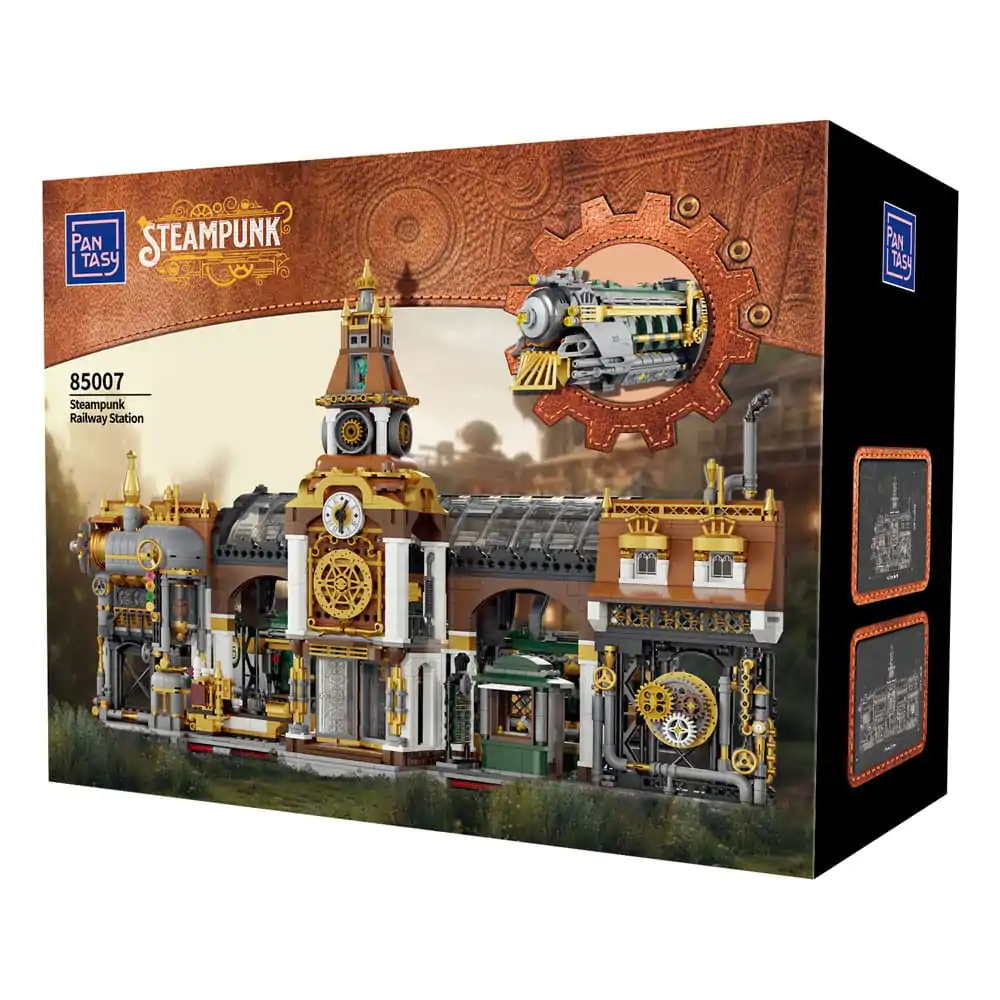 Original-Steampunk Series Construction Set Steampunk Railway Station 36 cm product photo