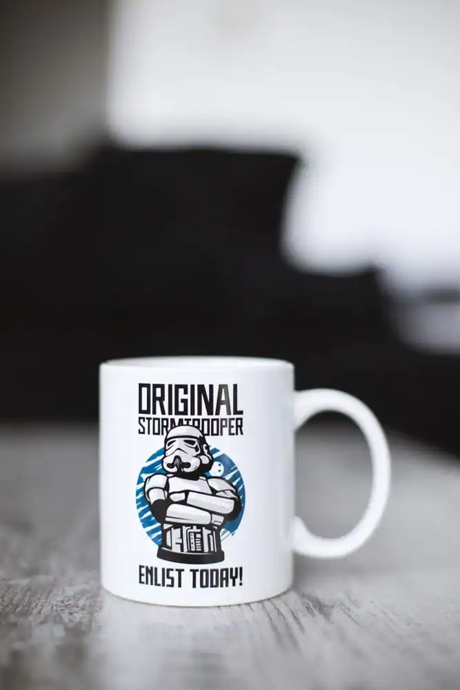 Original Stormtrooper Mug Enlist Today White product photo