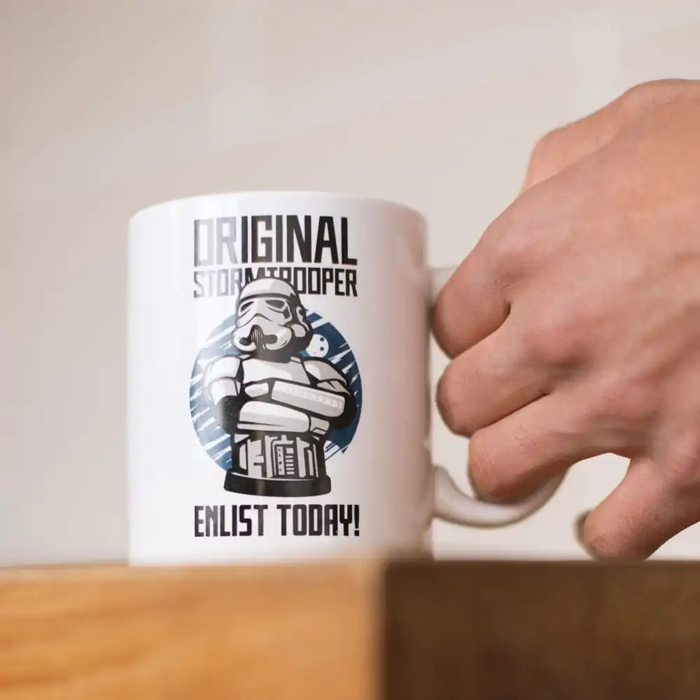 Original Stormtrooper Mug Enlist Today White product photo